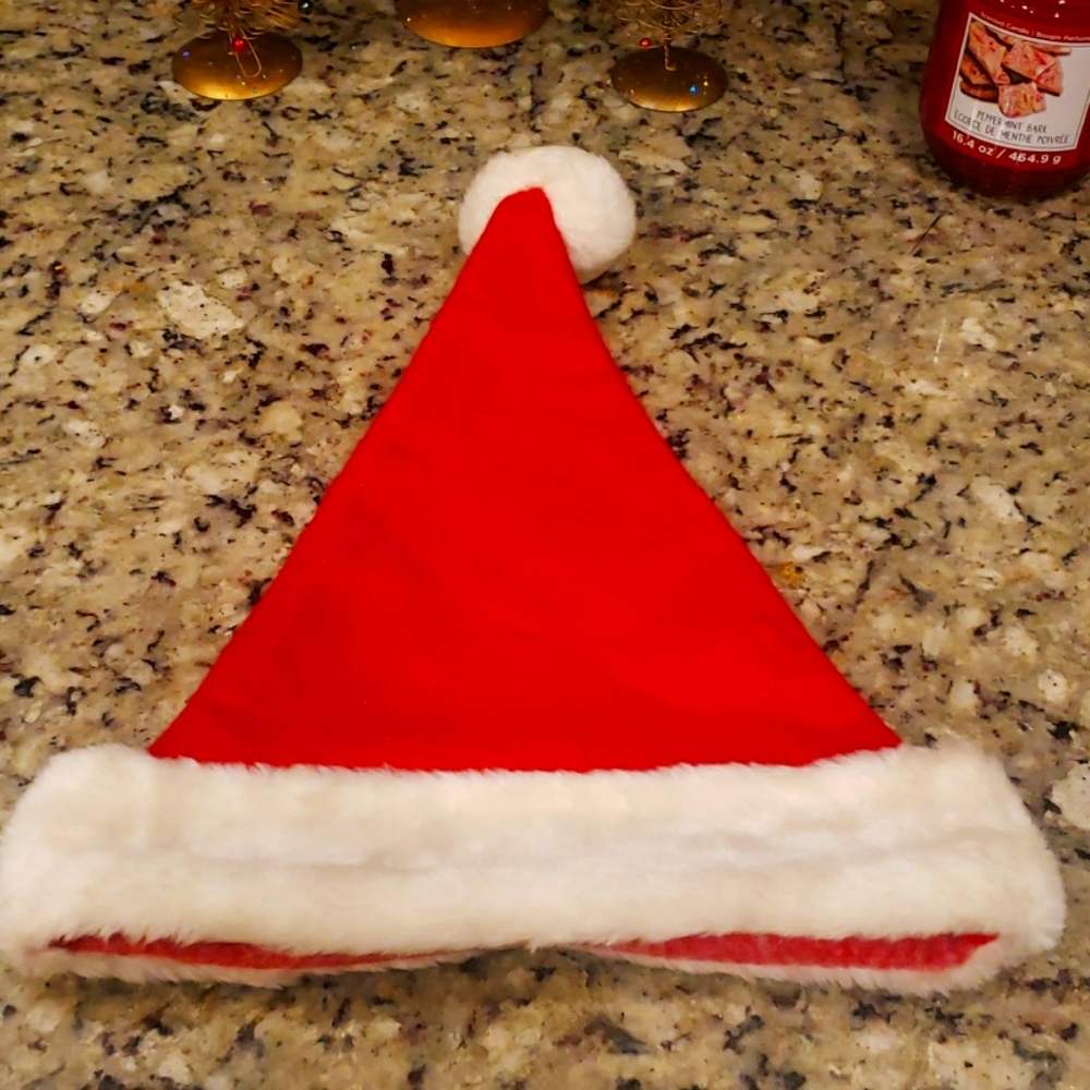 3 for $15 Santa hat red and white